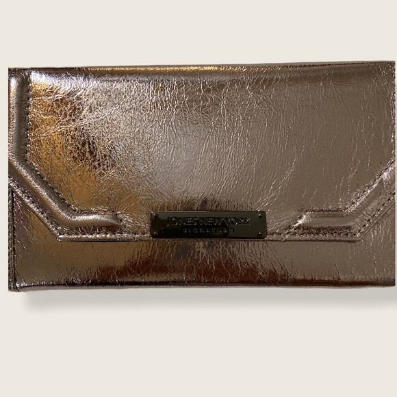 Jones New York Handbags - Gold Signature Jones New York Clutch